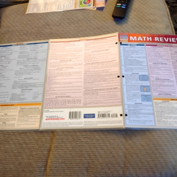 Math Review (Quick Study) - Picture 3 of 4
